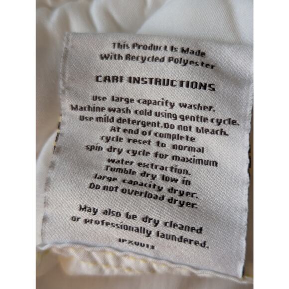 CHAMFER! ENVIROSLEEP HYPOALLERGENIC DUVET FILLER, COMFORTER, WHITE! SZ QUEEN - Picture 7 of 16